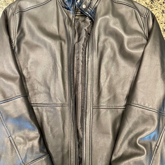 Men’s Jos A Bank Reserve leather jacket - Picture 1 of 2